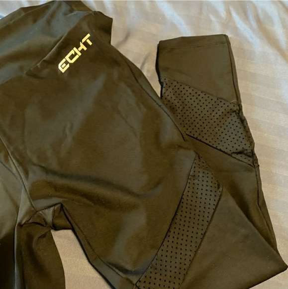 ECHT NWT Black Workout Leggings XL - Picture 3 of 6